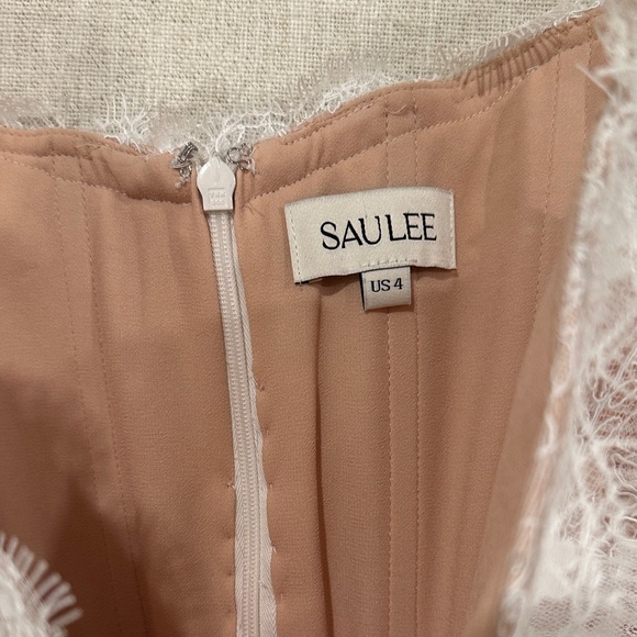 Chic Strapless White Lace Dress - Picture 8 of 8